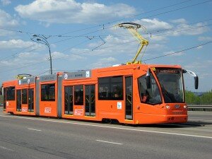 трамвай в новой москве